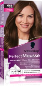 Schwarzkopf Perfect Mousse coloration cheveux permanente teinte 668 Hazelnut 1 pcs