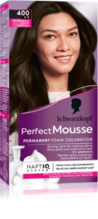Schwarzkopf Perfect Mousse coloration cheveux permanente teinte 400 Icy Espresso 1 pcs