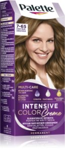 Schwarzkopf Palette Intensive Color Creme tartós hajfesték árnyalat 7-65 (LG5) Sparkling Nougat 1 db