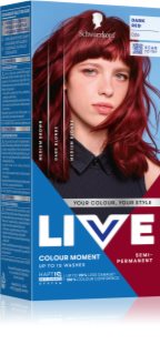 Schwarzkopf LIVE Ultra Brights or Pastel προσωρινή βαφή μαλλιών απόχρωση 026 Dark Red 1 τμχ