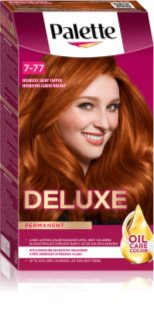 Schwarzkopf Palette Deluxe μόνιμη βαφή μαλλιών απόχρωση 7-77 (562) Intensive Shiny Copper 1 τμχ