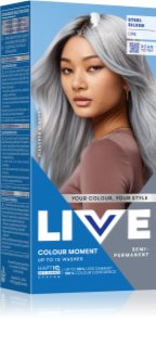 Schwarzkopf LIVE Ultra Brights or Pastel semipermanente Haarfarbe Farbton 98 Steel Silver 1 St.