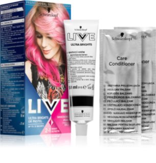 Schwarzkopf LIVE Ultra Brights or Pastel semipermanentná farba na vlasy odtieň 093 Shocking Pink 1 ks