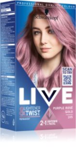 Schwarzkopf LIVE Lightener & Twist Permanent-Haarfarbe zur Aufhellung der Haarfarbe