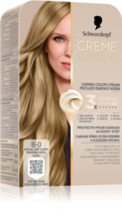 Schwarzkopf Creme Supreme permanentná farba na vlasy odtieň 8-0 Prirodzená svetlá blond 60 ml