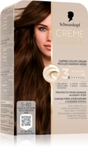 Schwarzkopf Creme Supreme permanentná farba na vlasy odtieň 5-60 Svetlá čokoládová hnedá 60 ml