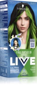Schwarzkopf LIVE Ultra Brights or Pastel poolpüsivärv (semi-permanent) varjund 024 Vivid Green 1 tk