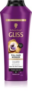 Schwarzkopf Gliss Full Hair Wonder Gendannende shampoo Til skrøbeligt hår