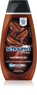 Schwarzkopf Schauma Hair Booster shampoing à la caféine pour cheveux affaiblis ayant tendance à tomber 350 ml