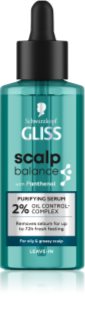 Schwarzkopf Gliss Scalp Balance hloubkově čisticí sérum pro vlasovou pokožku na mastné vlasy 100 ml