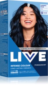 Schwarzkopf LIVE Intense Colour μόνιμη βαφή μαλλιών απόχρωση 090 Cosmic Blue 1 τμχ