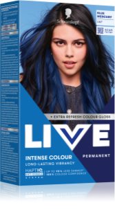 Schwarzkopf LIVE Intense Colour Noturīga matu krāsa (tonis) U67 Blue Mercury 1 gab.