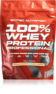 Scitec Nutrition 100% Whey Protein Professional protéine de petit-lait avec enzymes de digestion