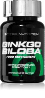 Scitec Nutrition Ginko Biloba pastilles à base de plantes 100 p.