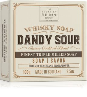 Scottish Fine Soaps Whisky Soap Dandy Soap čistilno trdo milo za telo in obraz 100 g