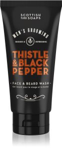 Scottish Fine Soaps Thistle & Black Pepper gel za pranje za lice i bradu 150 ml