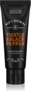 Scottish Fine Soaps Thistle & Black Pepper Fuktgivande kräm för ansikte för män