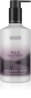 Scottish Fine Soaps Wild Heather Hand & Body Lotion lait mains et corps 300 ml