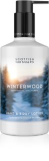 Scottish Fine Soaps Winterwood leite corporal para mãos e corpo 300 ml