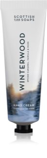 Scottish Fine Soaps Winterwood creme hidratante para mãos 75 ml