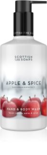 Scottish Fine Soaps Apple & Spice gel de ducha para manos y cuerpo 300 ml
