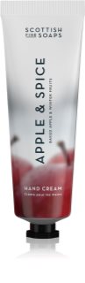 Scottish Fine Soaps Apple & Spice crema per le mani per pelli secche 75 ml