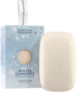 Scottish Fine Soaps Winter Comforts tuhé mydlo vône Toasted Marshmallow & Caramel 150 g