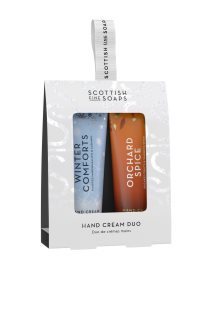 Scottish Fine Soaps Winter Comforts & Orchard Spice dovanų rinkinys rankoms