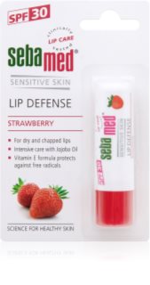 Sebamed Sensitive Skin Lip Defense Aizsargājošs balzams lūpām SPF 30 Strawberry 4.7 g