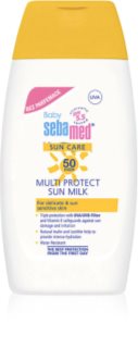 Sebamed Sun Care Baby Multi Protect Sun Milk ochranné opalovací mléko pro děti SPF 50+ bez parfemace 200 ml