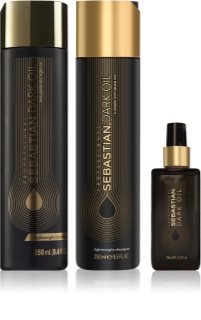 Sebastian Professional Dark Oil Set conditionnement avantageux pour une hydratation et une brillance