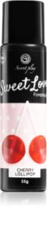 Secret play Sweet Love lubrikacijski gel z okusom Cherry Lollipop 55 g