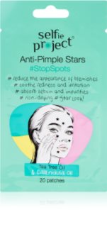 Selfie Project Anti-Pimple Stars náplasti na problematickou pleť s Tea Tree oil 20 ks