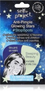 Selfie Project Anti-Pimple Glowing Stars náplasti na problematickou pleť svítící ve tmě 16 ks