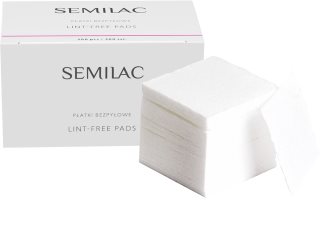 Semilac Lint-Free Pads čisticí tampónky na nehty 200 ks