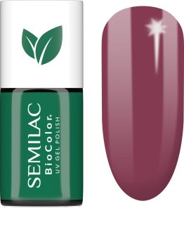 Semilac UV Hybrid BioColor hybrydowy lakier do paznokci z użyciem lampy UV / LED odcień 718 Natural Cyclamen 7 ml