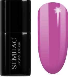 Semilac UV Hybrid Pastelowe Neony hybrydowy lakier do paznokci z użyciem lampy UV / LED odcień 601 Neon Pink Punch 7 ml