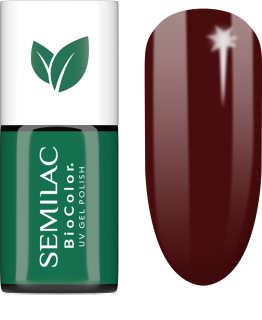 Semilac UV Hybrid BioColor Gel Nagellack für UV/LED Lampe Farbton 726 Dark Coral 7 ml