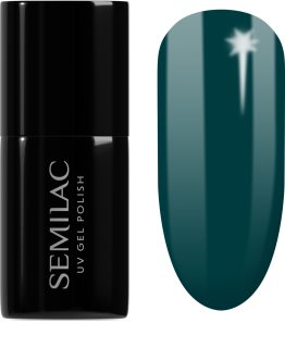 Semilac UV Hybrid Winter Collection hybrydowy lakier do paznokci z użyciem lampy UV / LED odcień 606 Cool Green 7 ml