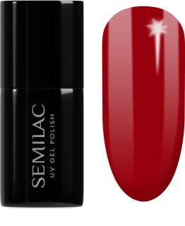 Semilac UV Hybrid Winter Collection hybrydowy lakier do paznokci z użyciem lampy UV / LED odcień 608 Soft Red 7 ml