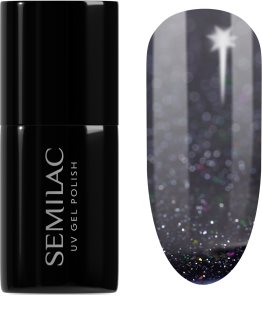 Semilac UV Hybrid Winter Collection hybrydowy lakier do paznokci z użyciem lampy UV / LED odcień 611 Violet Night 7 ml