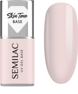 Semilac UV Gel Base Skin Tone Base βάση βερνίκι για τζελ νύχια απόχρωση Écru 7 ml