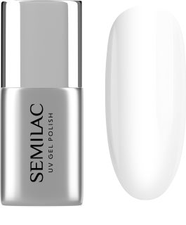 Semilac UV Gel Top No Wipe Real Color vrchní gelový lak pro ochranu a lesk bez výpotku 7 ml