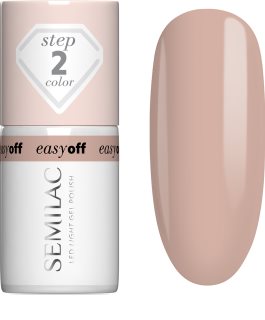 Semilac Easy Off Step 2 гел лак за нокти с използване на UV/LED лампа цвят Caffe Frappe 7 мл.