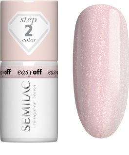 Semilac Easy Off Step 2 verniz para unhas de gel com lampadas UV/LED tom Glazed Milk 7 ml