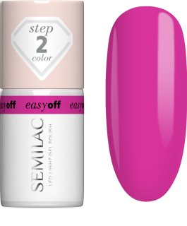 Semilac Easy Off Step 2 verniz para unhas de gel com lampadas UV/LED tom Magenta Crush 7 ml