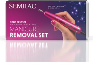 Semilac Set Manicure Removal Nagelfräser mit Zubehör