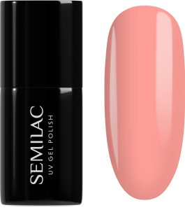 Semilac UV Hybrid Inner Glow τζελ βερνίκι νυχιών απόχρωση 971 Peach Please 7 ml