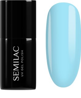 Semilac UV Hybrid One Touch Pastels gelový lak na nehty odstín 974 Bubbly Blue 7 ml