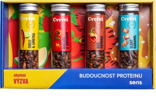SENS Roasted Crickets Flavouring prażone owady zestaw upominkowy